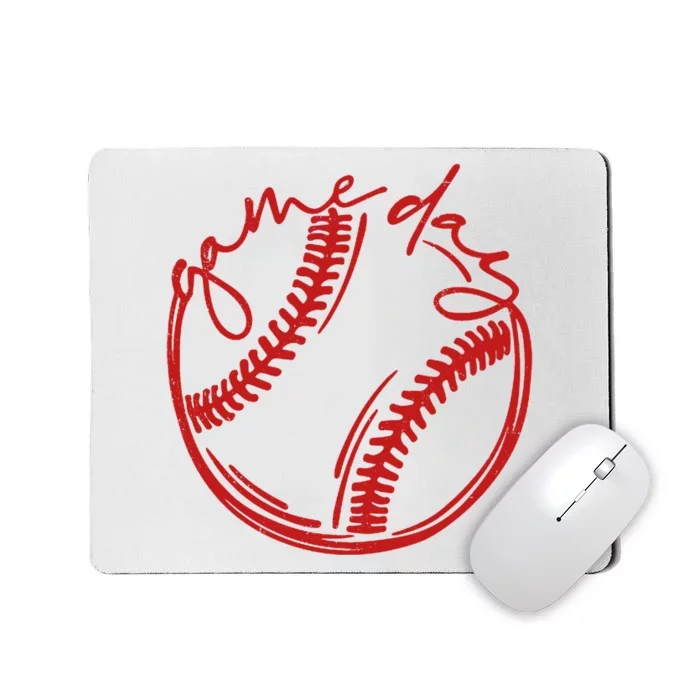 Game Day Baseball Mousepad