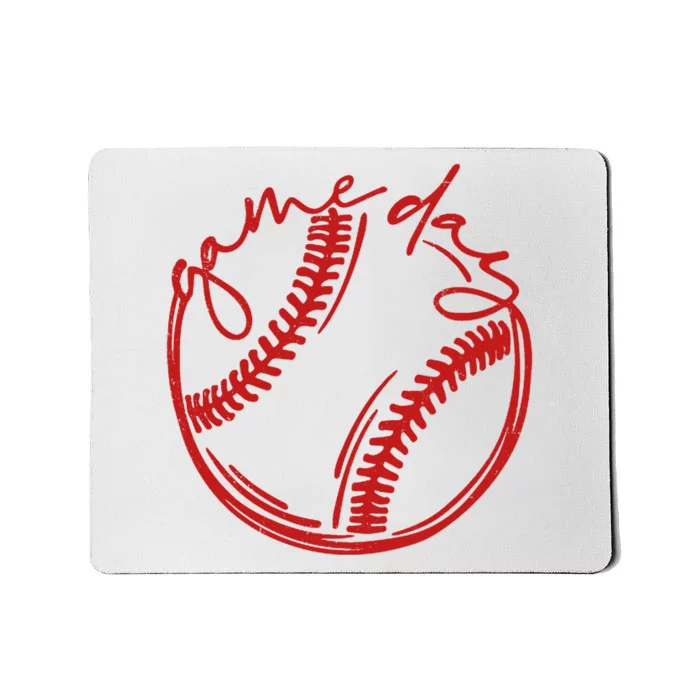 Game Day Baseball Mousepad