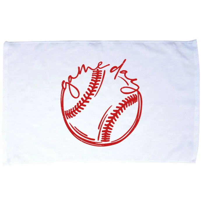 Game Day Baseball Microfiber Hand Towel