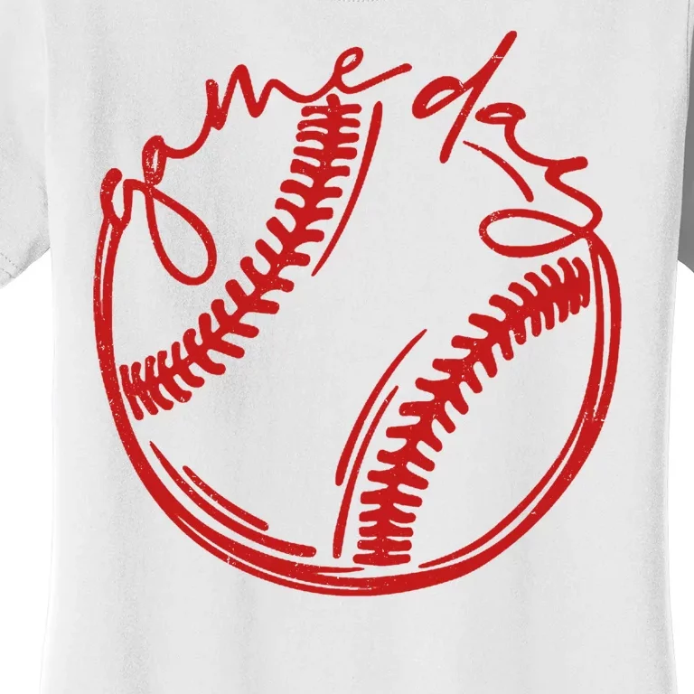 Game Day Baseball Women's T-Shirt