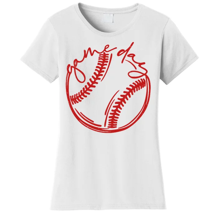 Game Day Baseball Women's T-Shirt