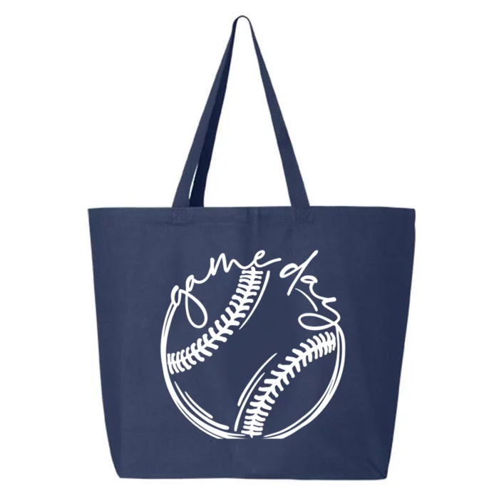 Game Day Baseball Baseball Life, Softball Life For Mom 25L Jumbo Tote