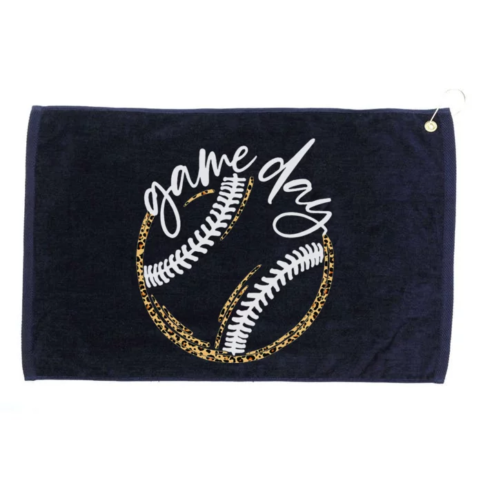 Game Day Baseball Baseball Life Softball Life For Mom Grommeted Golf Towel