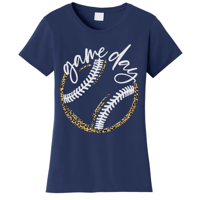 Game Day Baseball Baseball Life Softball Life For Mom Women's T-Shirt