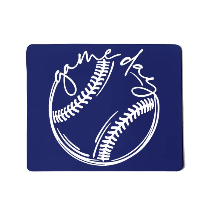 Game Day Baseball Baseball Life, Softball Life For Mom Mousepad