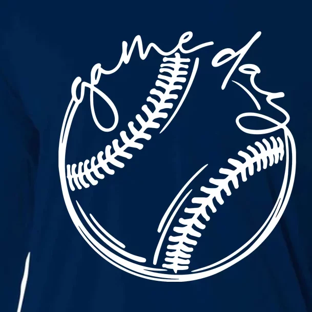 Game Day Baseball Baseball Life, Softball Life For Mom Cooling Performance Long Sleeve Crew