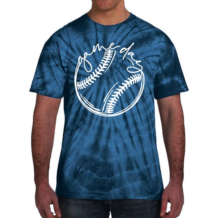 Game Day Baseball Baseball Life, Softball Life For Mom Tie-Dye T-Shirt