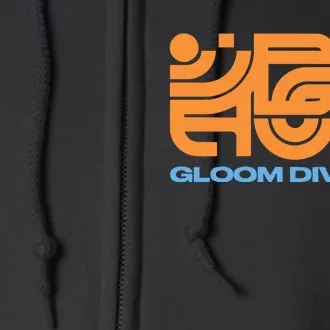 Gloom Division Black Full Zip Hoodie