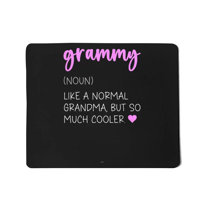 Grammy Definition Cute Mothers Day Grandma Mousepad