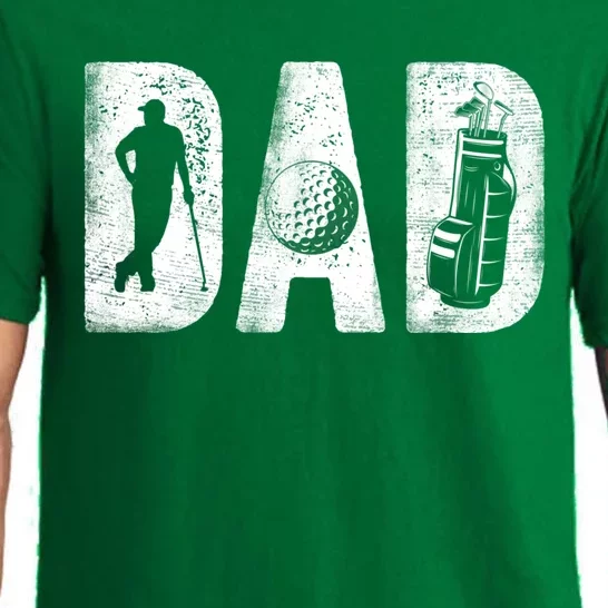 Golfing Dad Classic Bold Font FatherS Day Golf Daddy Pajama Set