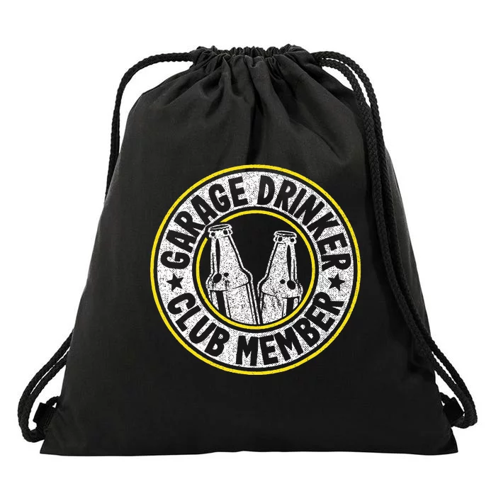 Garage Drinker Club Member Drawstring Bag