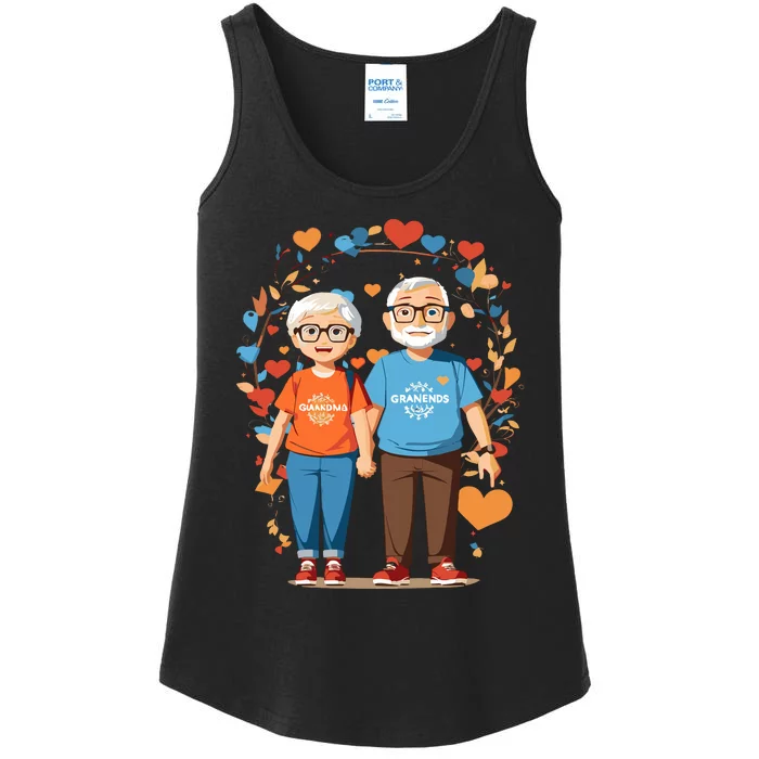 Grandparents Day Celebration Artwork Ladies Essential Tank