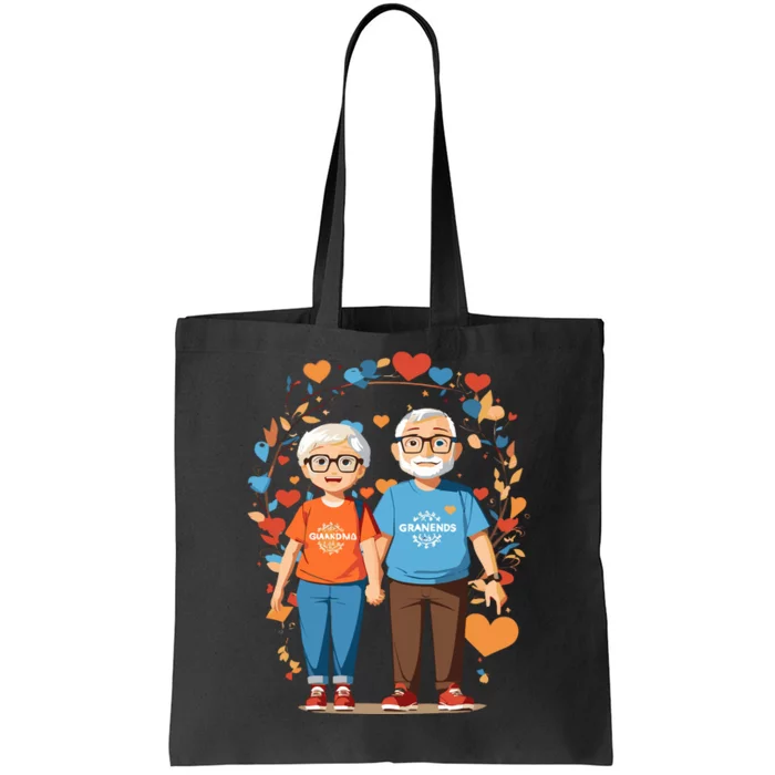 Grandparents Day Celebration Artwork Tote Bag