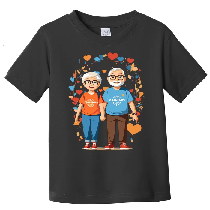 Grandparents Day Celebration Artwork Toddler T-Shirt