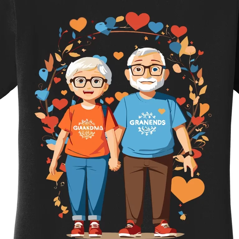 Grandparents Day Celebration Artwork Women's T-Shirt