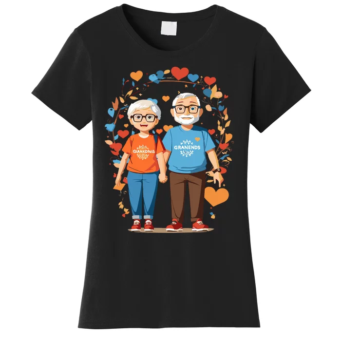 Grandparents Day Celebration Artwork Women's T-Shirt