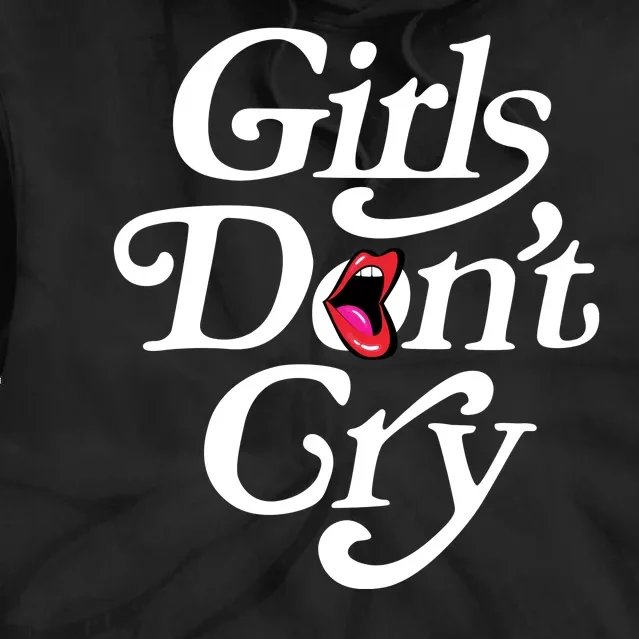 Girls Don't Cry Retro Tie Dye Hoodie