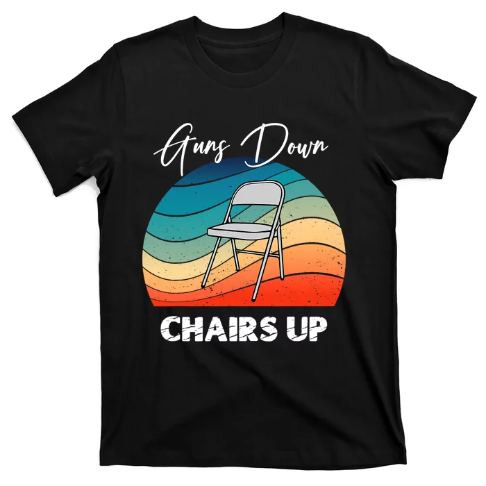 Guns Down Chairs Up Montgomery Alabama Folding Chair T-Shirt