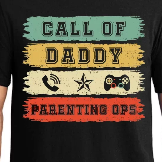 Gamer Dad Call Of DaddyCall Of Dad Parenting Ops Premium Pajama Set