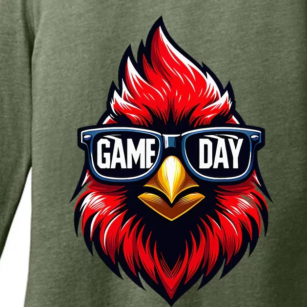 Game Day Cardinal Cool C.A.R.D.I.N.A.L.S In Sunglasses Womens CVC Long Sleeve Shirt