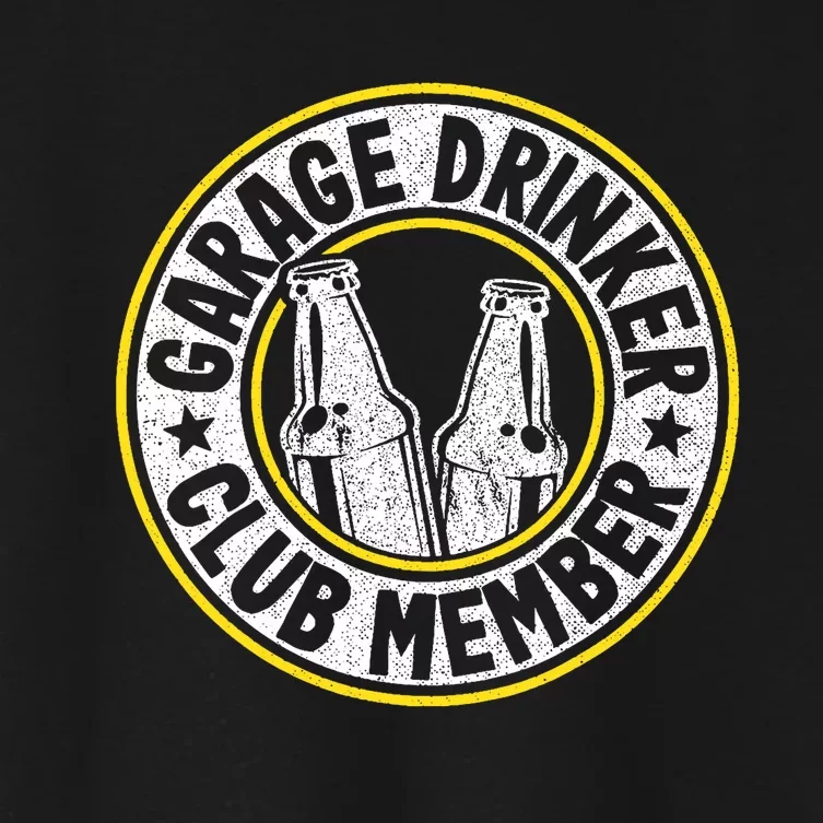 Garage Drinker Club Member Women's Crop Top Tee