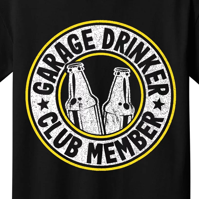 Garage Drinker Club Member Kids T-Shirt