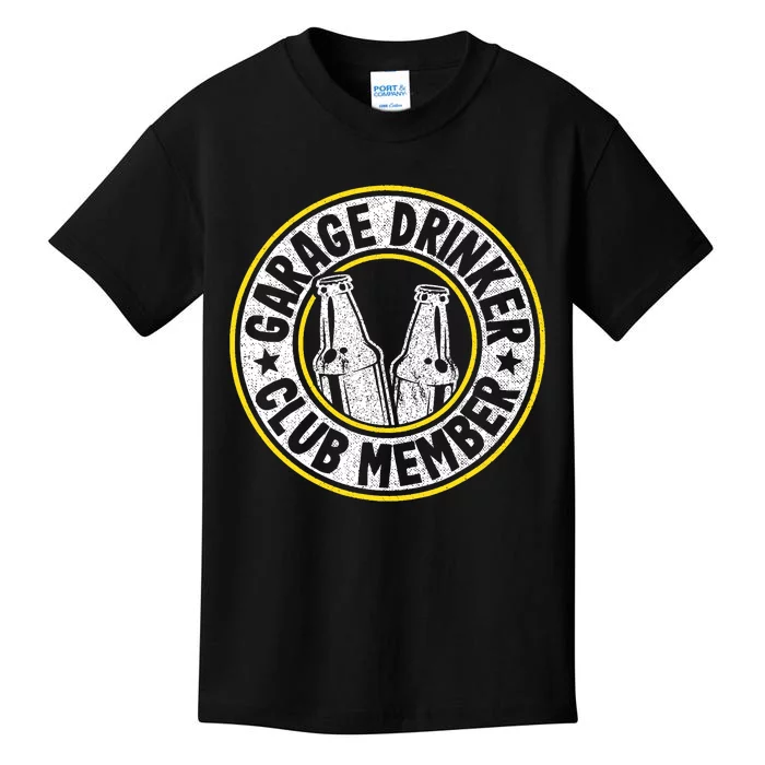 Garage Drinker Club Member Kids T-Shirt