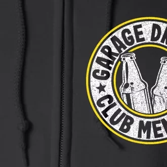 Garage Drinker Club Member Full Zip Hoodie