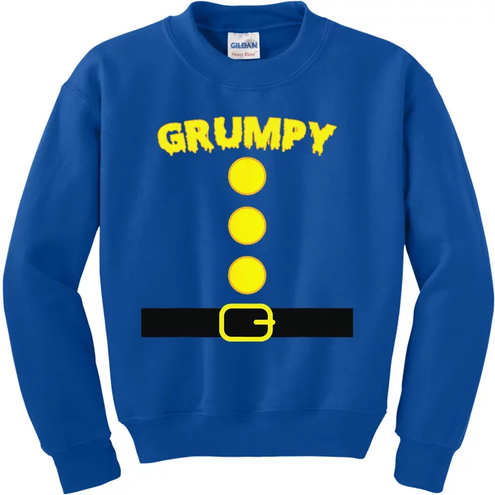 Grumpy Dwarf Costume Color Matching Family Halloween Grumpy Kids Sweatshirt