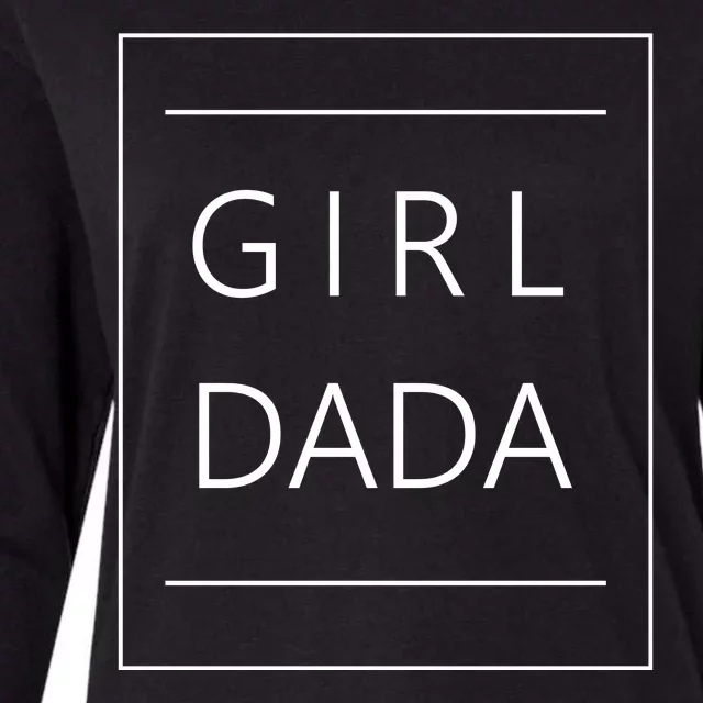 Girl Dada Cute Gift For Dad Womens Cotton Relaxed Long Sleeve T-Shirt