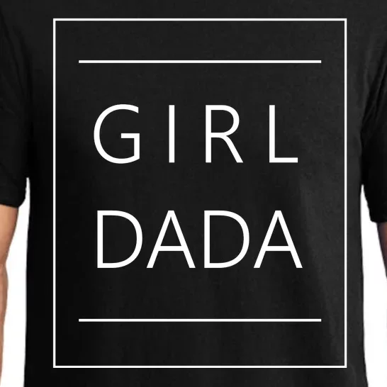 Girl Dada Cute Gift For Dad Pajama Set