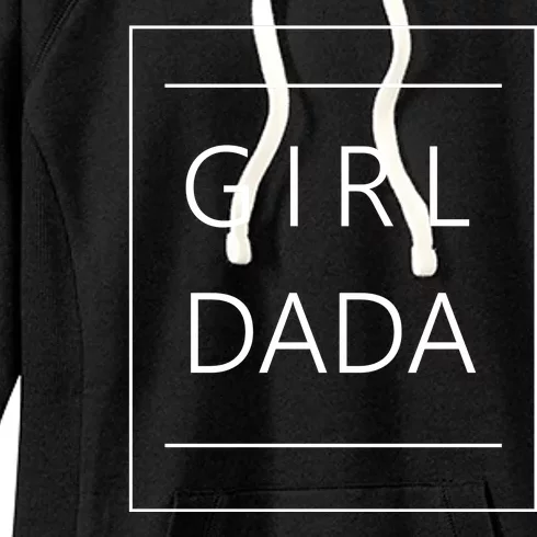 Girl Dada Cute Gift For Dad Women's Fleece Hoodie