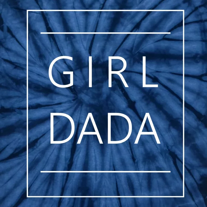 Girl Dada Cute Gift For Dad Tie-Dye T-Shirt