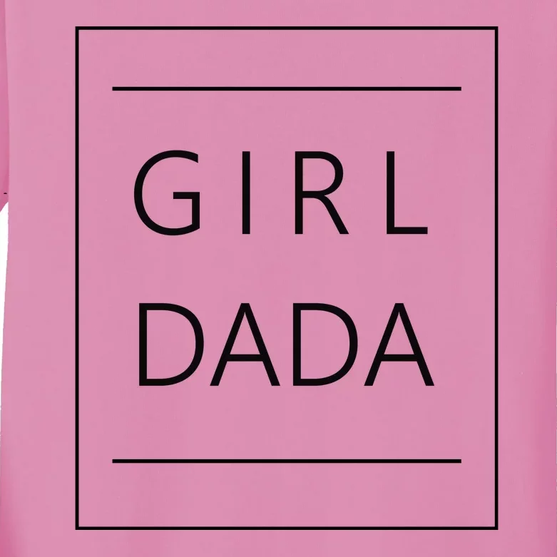 Girl Dada Cute Gift For Dad Kids Long Sleeve Shirt