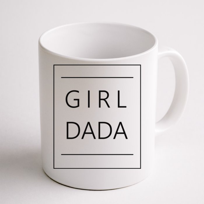 Girl Dada Cute Gift For Dad Front & Back Coffee Mug