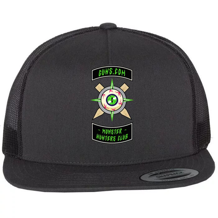 Guns Dot Com Monster Hunters Club Flat Bill Trucker Hat