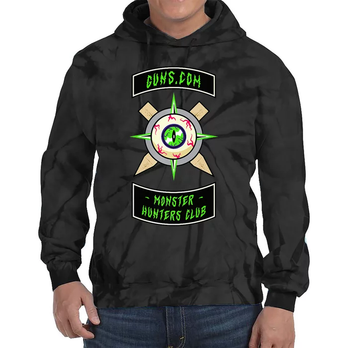 Guns Dot Com Monster Hunters Club Tie Dye Hoodie