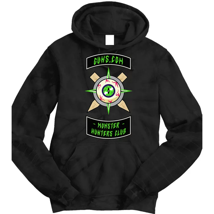 Guns Dot Com Monster Hunters Club Tie Dye Hoodie