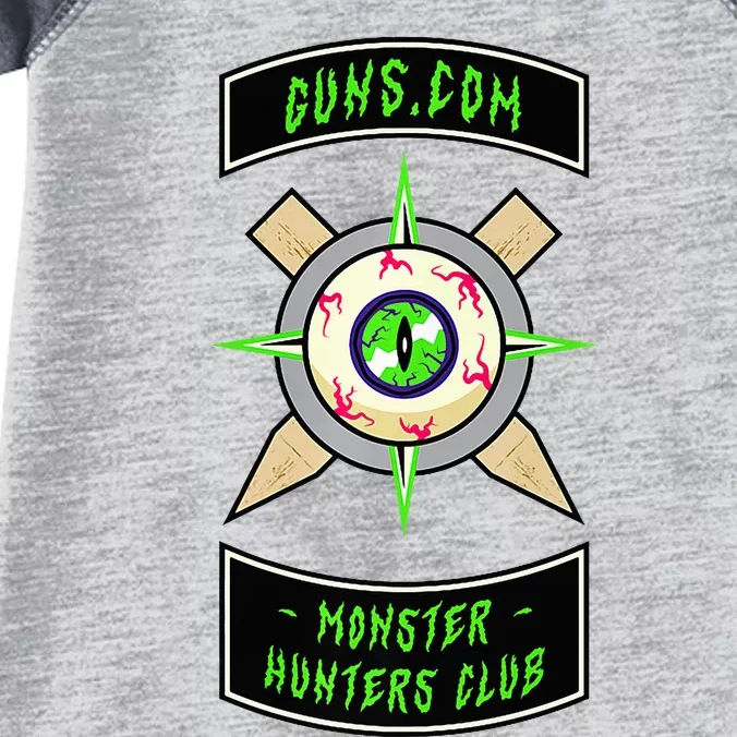 Guns Dot Com Monster Hunters Club Infant Baby Jersey Bodysuit