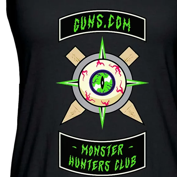 Guns Dot Com Monster Hunters Club Ladies Essential Flowy Tank