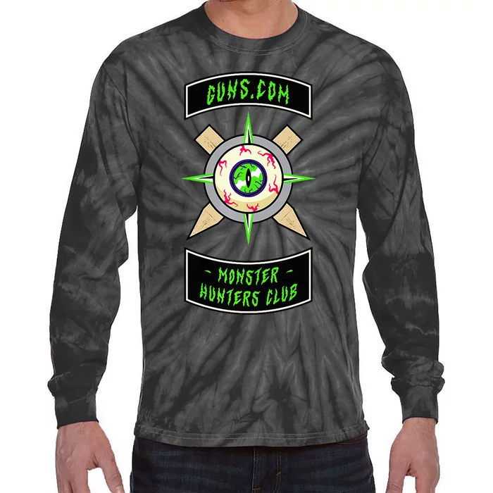 Guns Dot Com Monster Hunters Club Tie-Dye Long Sleeve Shirt