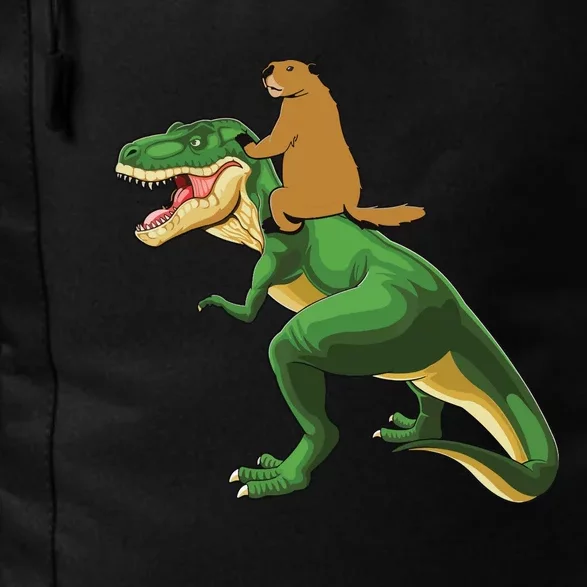 Groundhog Day Dinosaur Gift Shadow Daily Commute Backpack