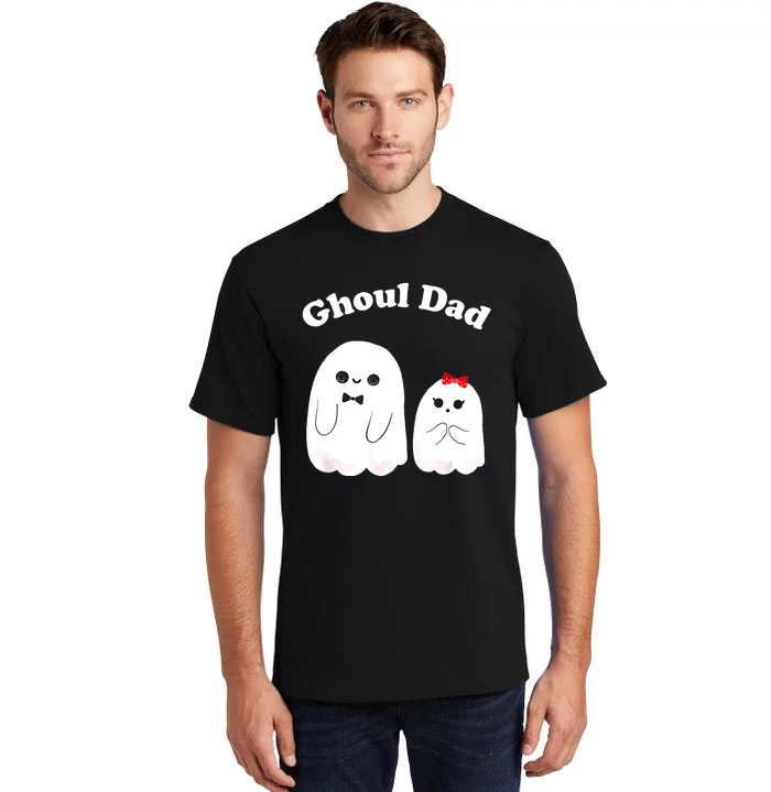 Ghoul Dad Daddy Ghost Father Funny Halloween Costume Tall T-Shirt