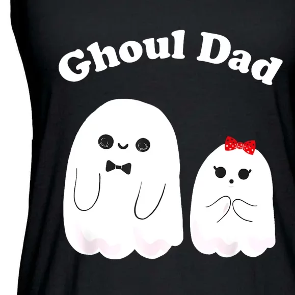 Ghoul Dad Daddy Ghost Father Funny Halloween Costume Ladies Essential Flowy Tank