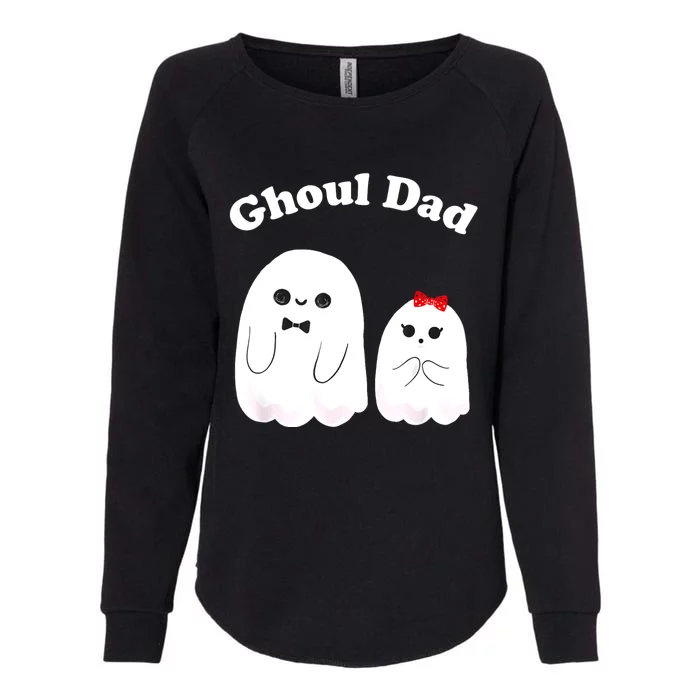 Ghoul Dad Daddy Ghost Father Funny Halloween Costume Womens California Wash Sweatshirt