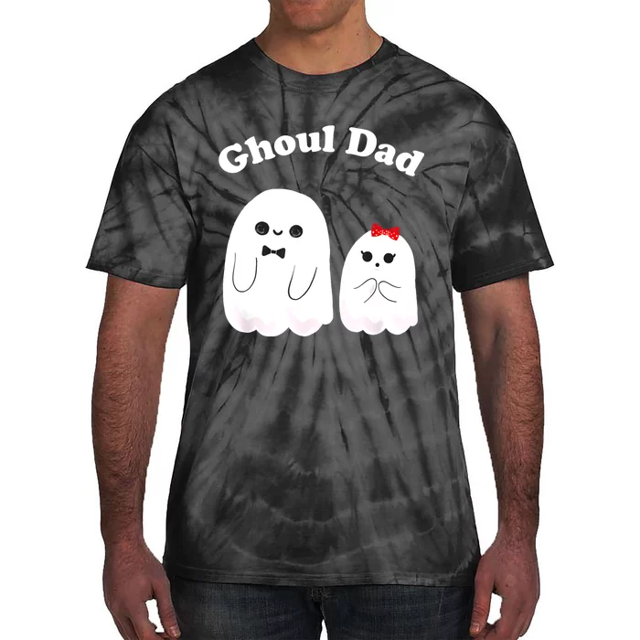 Ghoul Dad Daddy Ghost Father Funny Halloween Costume Tie-Dye T-Shirt