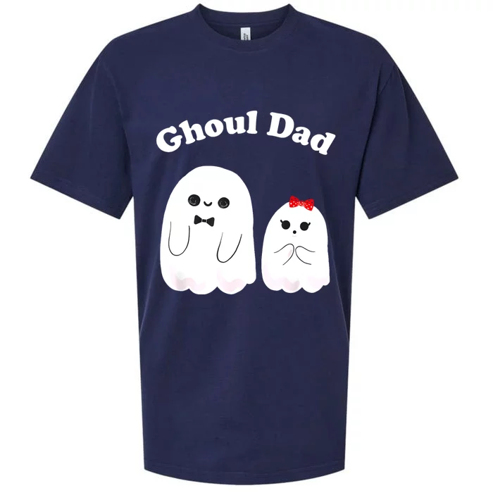 Ghoul Dad Daddy Ghost Father Funny Halloween Costume Sueded Cloud Jersey T-Shirt