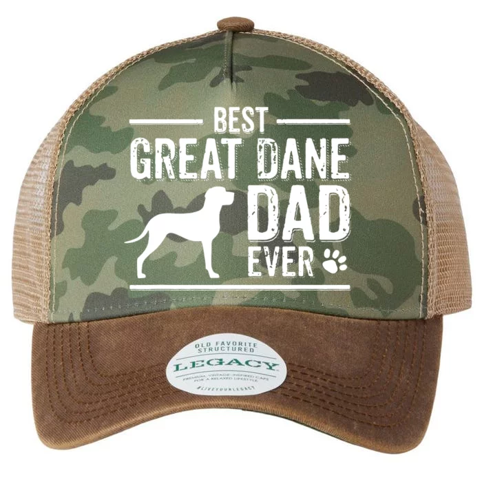 Great Dane Dad Best Dog Owner Ever Legacy Tie Dye Trucker Hat