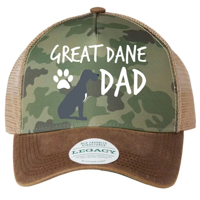 Great Dane Dad Dog Puppy Pet Lover Gift Legacy Tie Dye Trucker Hat