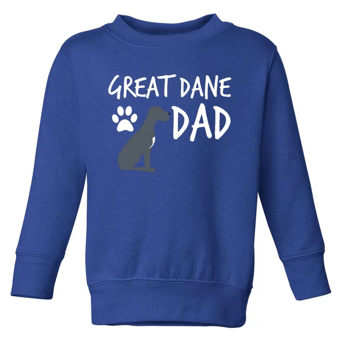 Great Dane Dad Dog Puppy Pet Lover Gift Toddler Sweatshirt